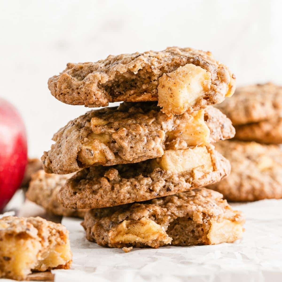 apple oatmeal cookies