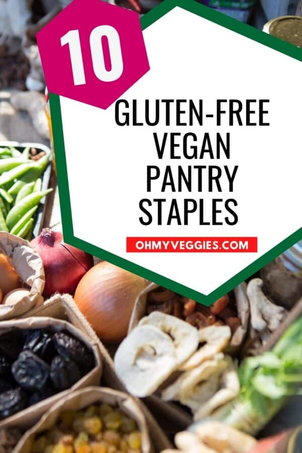 gluten-free vegan pantry staples
