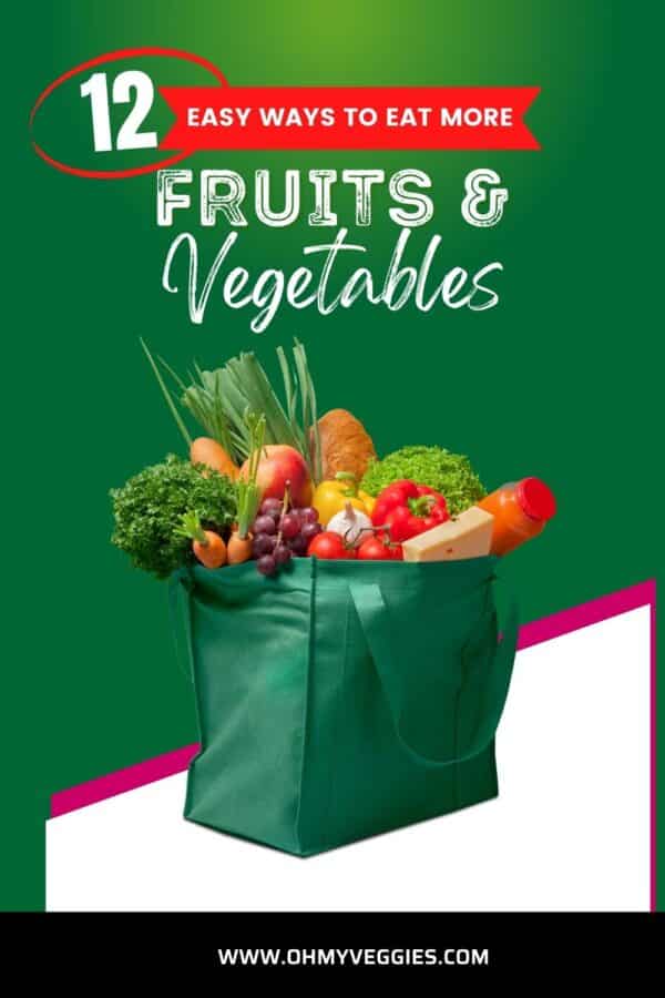 más frutas y verduras