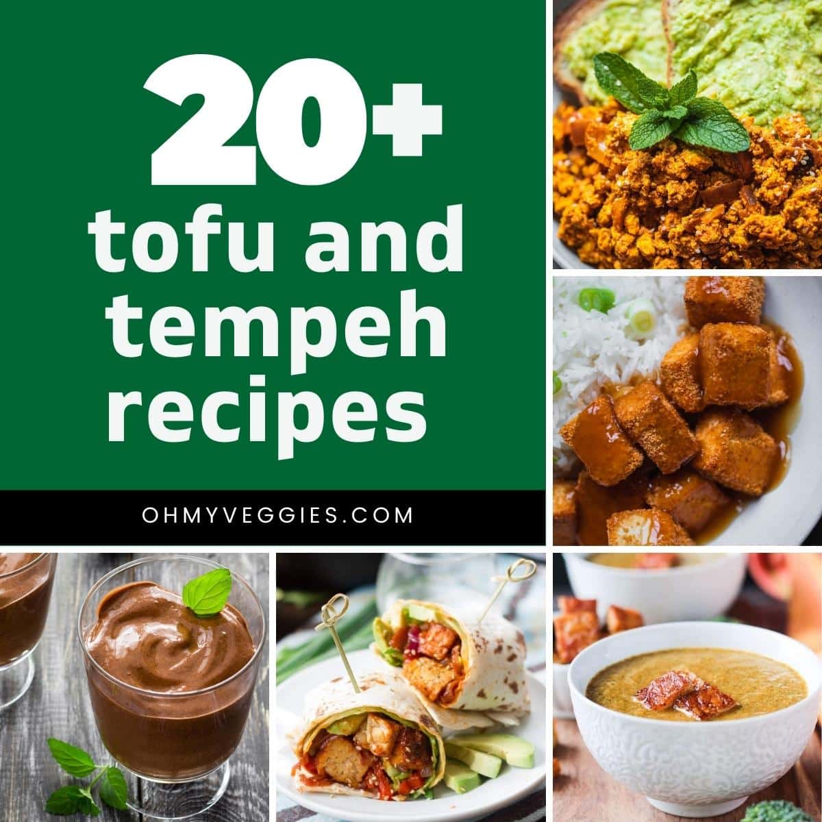 recetas de tofu y tempeh