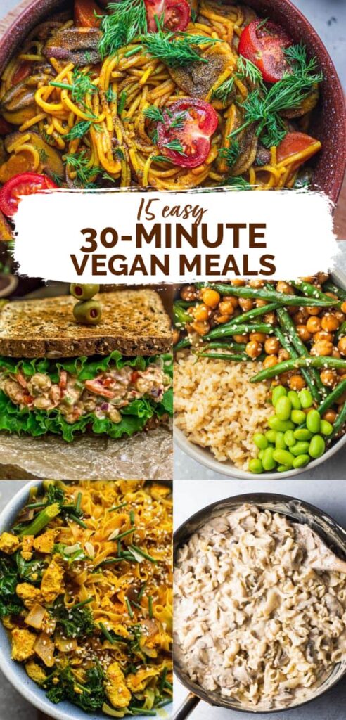 30 minute vegan meals
