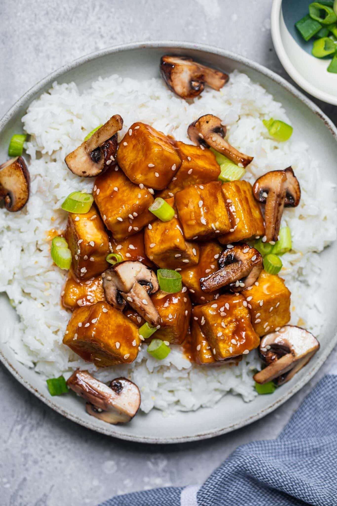 tofu with sweet and sour sauce