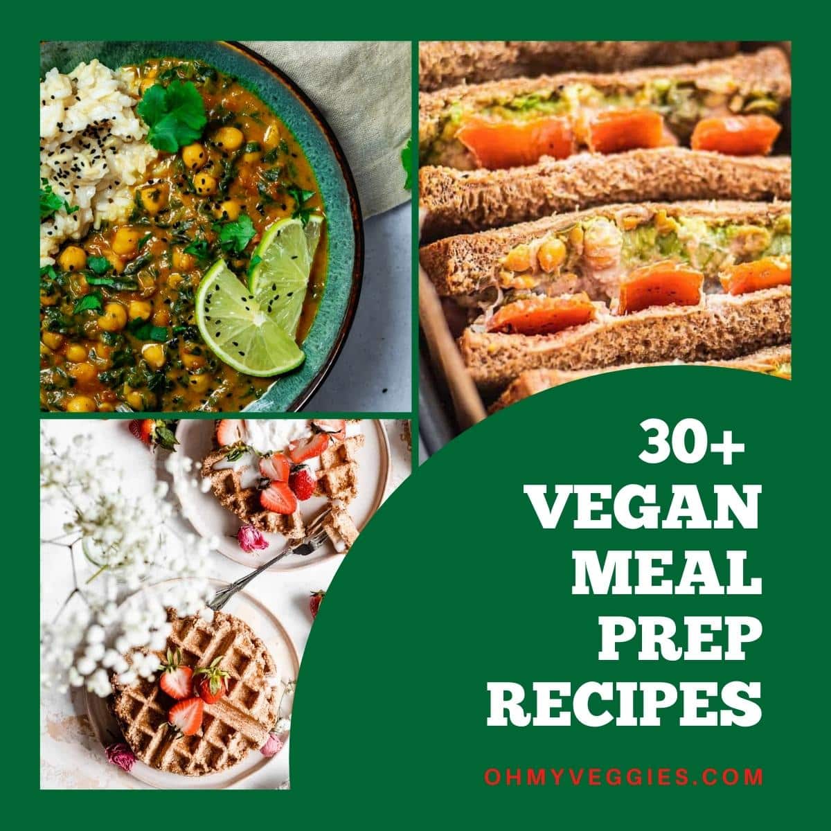 Recetas para la preparación de comidas veganas