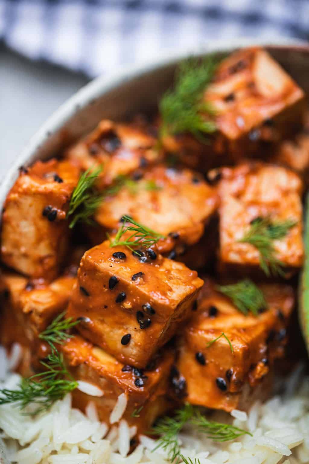 sesame peanut tofu