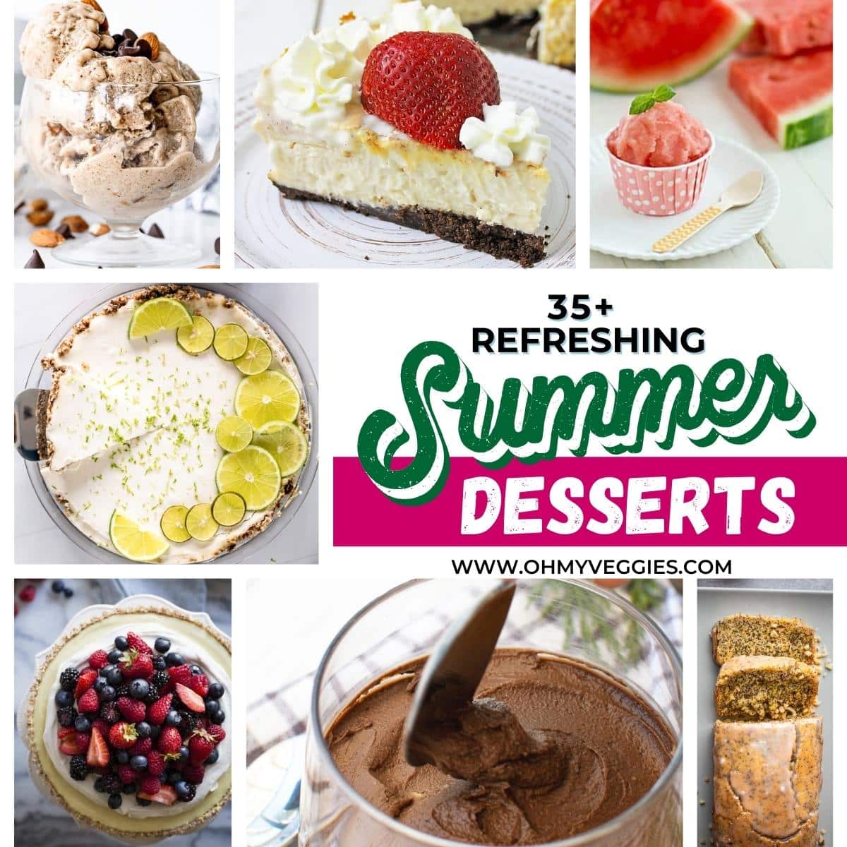desserts d'été