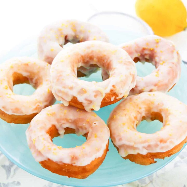 Glazed Lemon Donuts - Oh My Veggies - Karinokada