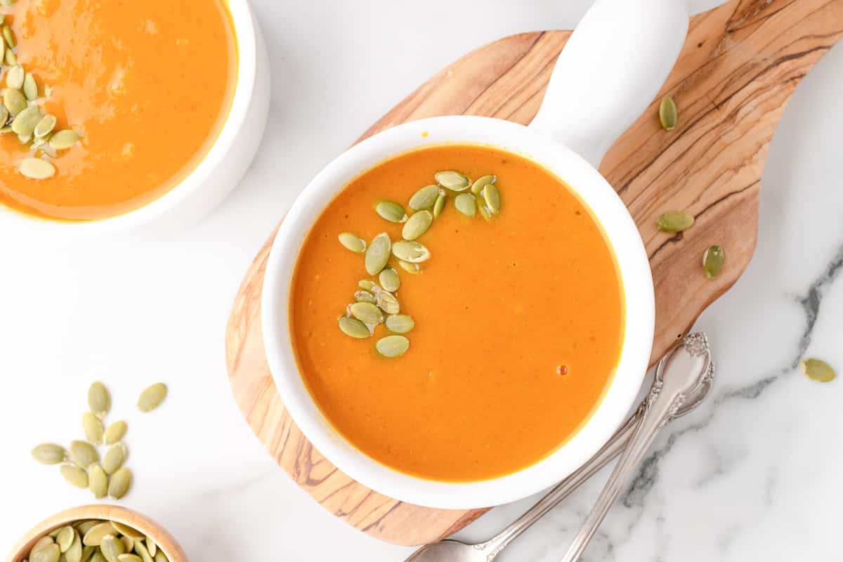 Pumpkin Curry Soup - Oh My Veggies