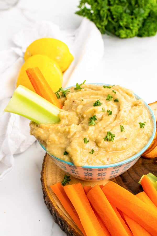 Creamy Eggplant Dip Oh My Veggies