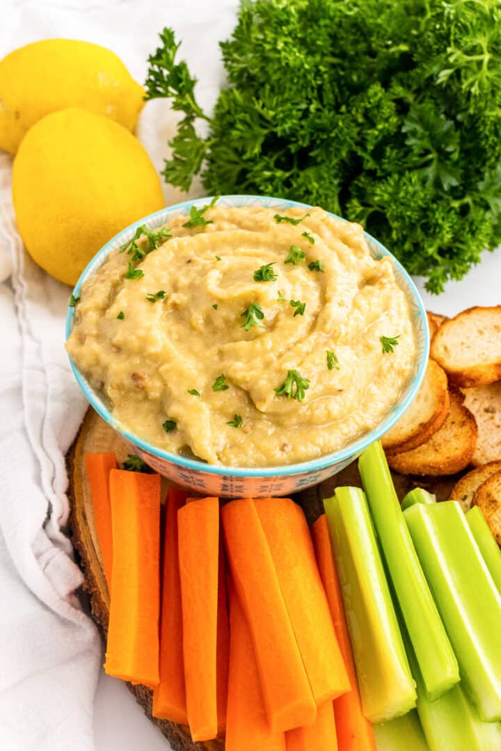 Creamy Eggplant Dip Oh My Veggies
