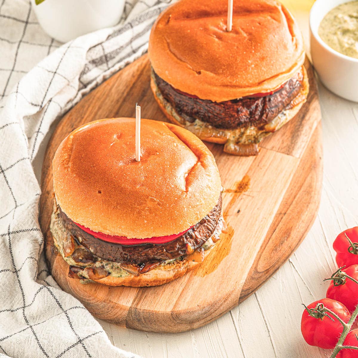 portobello mushroom burgers