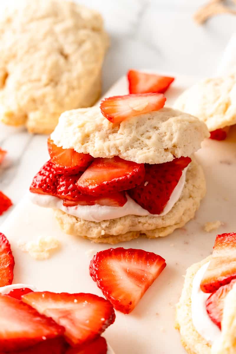 vegan strawberry shortcake