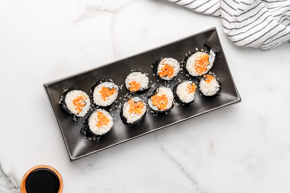 Easy Sweet Potato Sushi Rolls - The Fiery Vegetarian