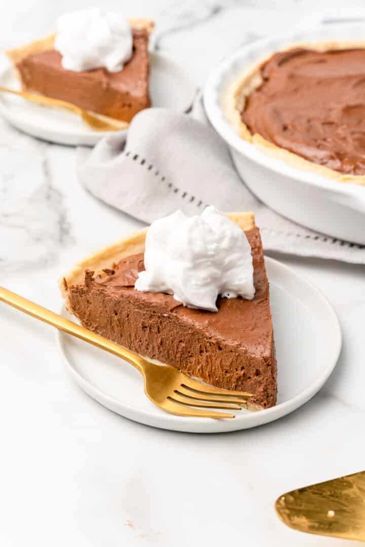 Vegan Chocolate Pie - Oh My Veggies