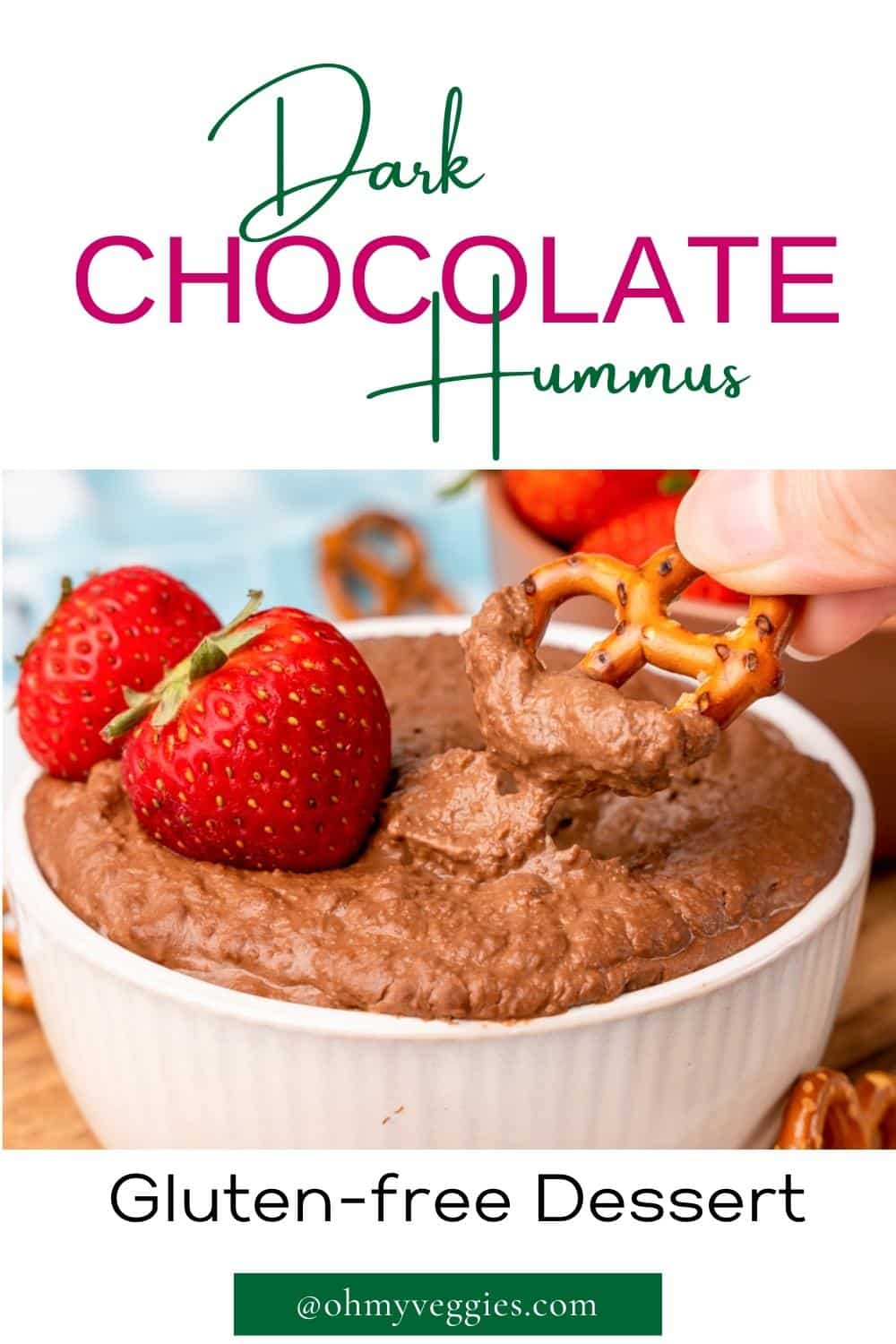 Dark Chocolate Hummus Oh My Veggies