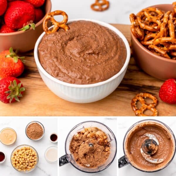 Dark Chocolate Hummus Oh My Veggies