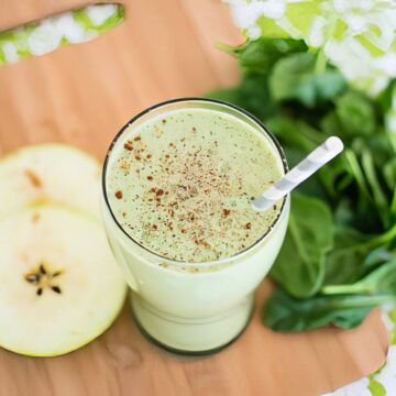 vegan green apple smoothie