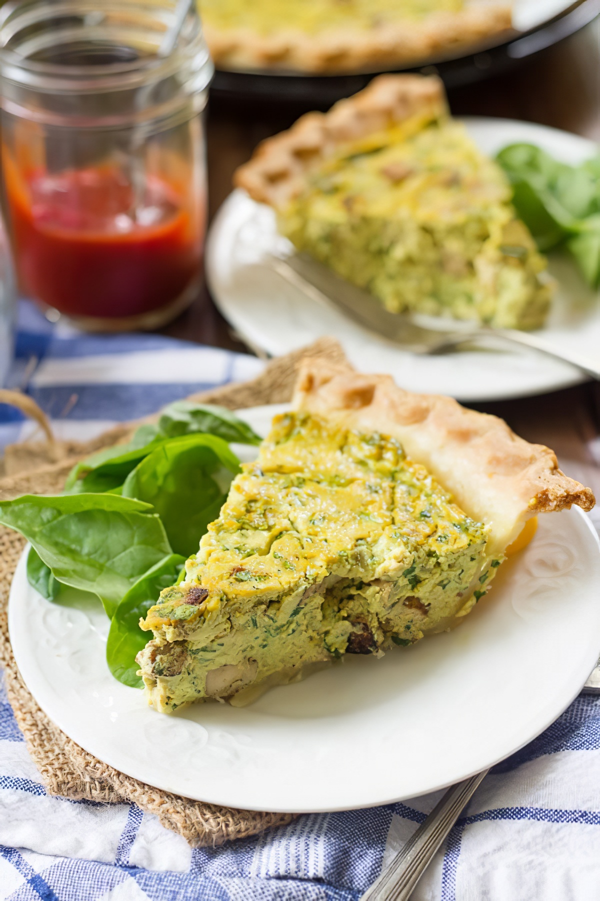 vegan quiche