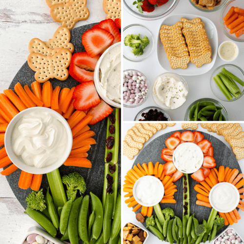 Spring Veggie Charcuterie Board - Oh My Veggies