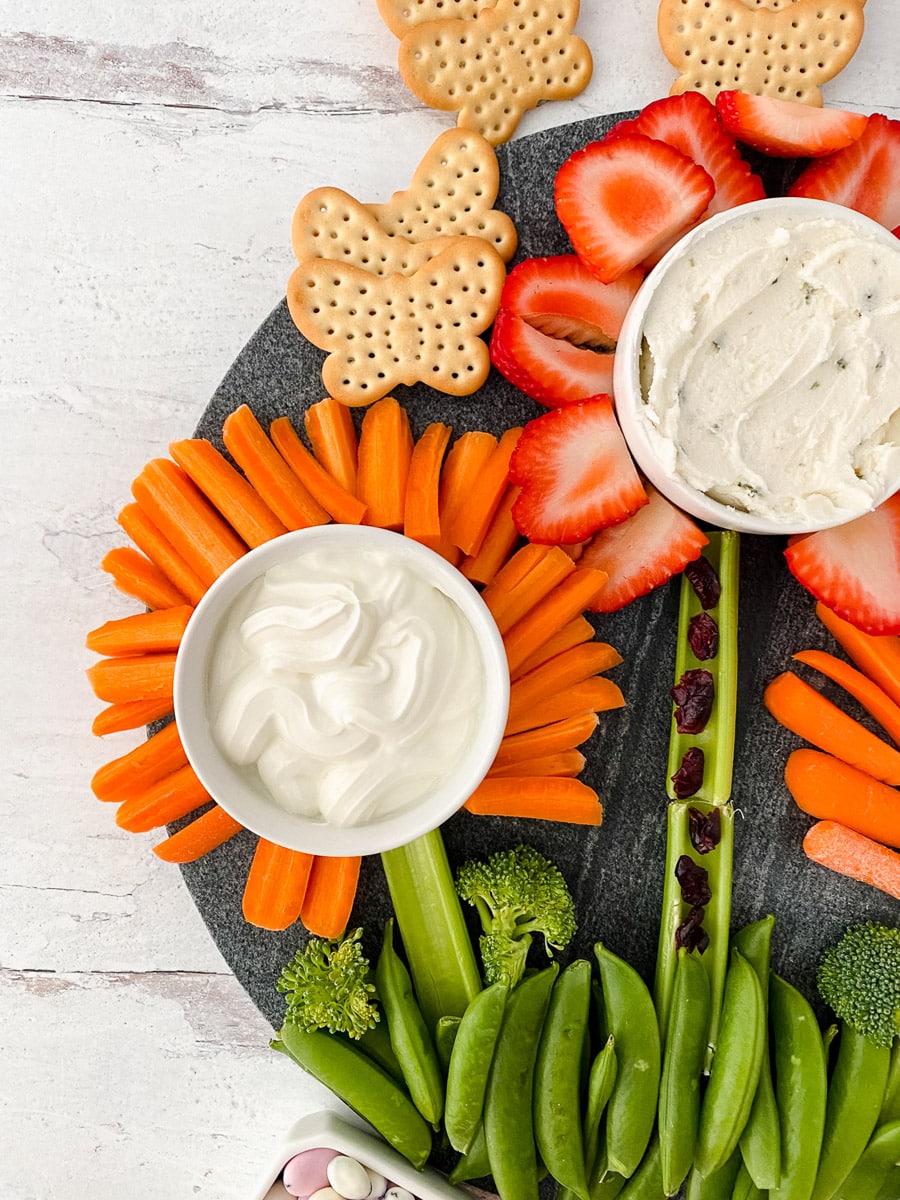 veggie tray for Spring