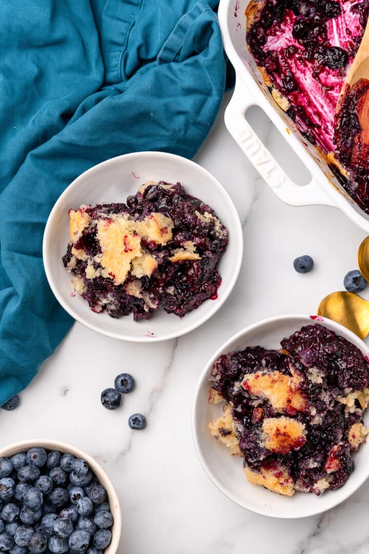 Vegan Blueberry Cobbler - Oh My Veggies