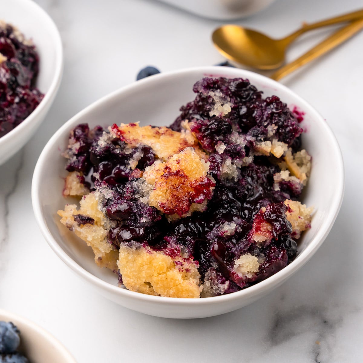 vegan blueberry cobbler 15 of 17