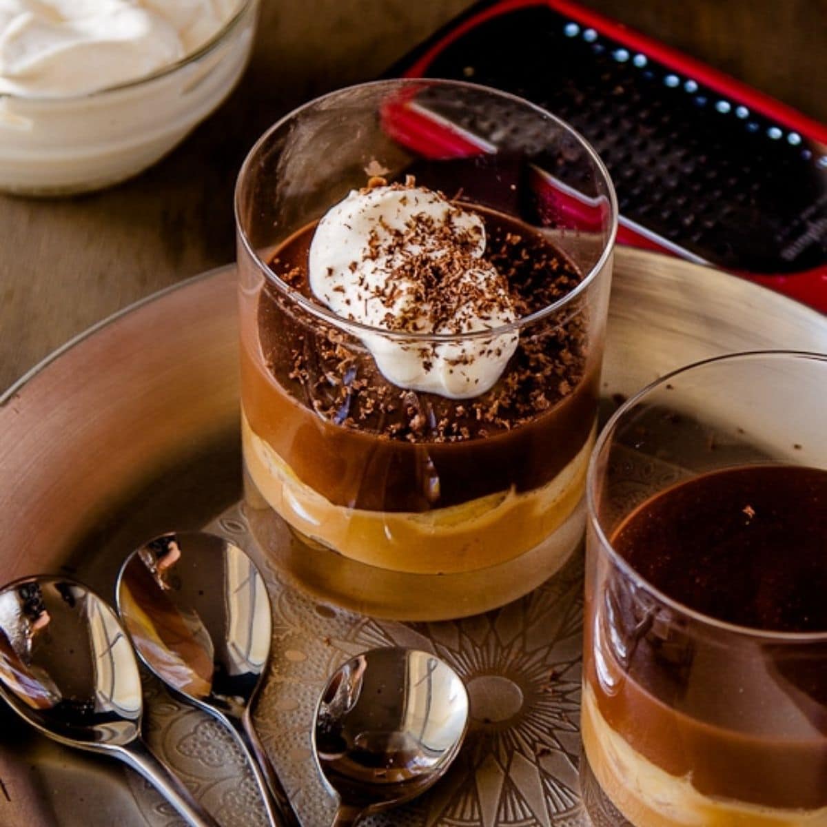 Banoffee Chocolate Puddings