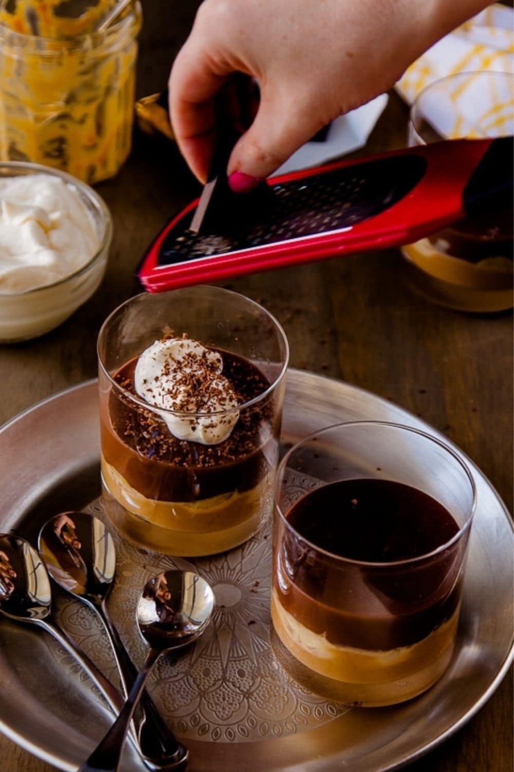 Banoffee Chocolate Puddings