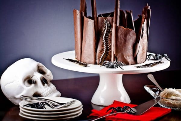 Spooky Black Velvet Halloween Cake - Bakers Table