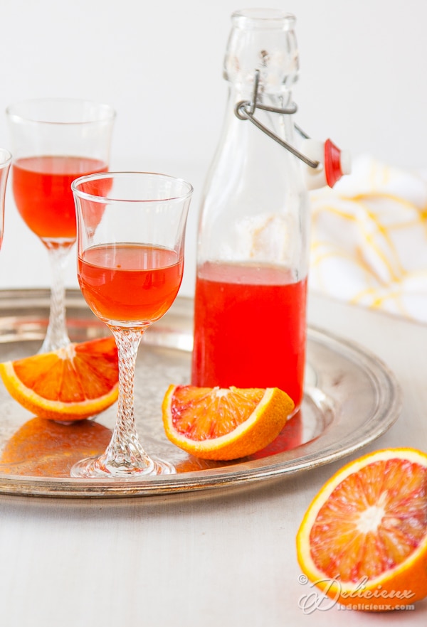 Blood Orangecello liqueur recipe | Get the recipe at deliciouseveryday.com