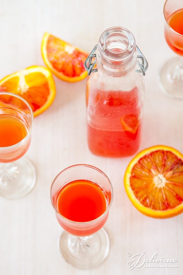 Blood Orangecello liqueur recipe | deliciouseveryday.com