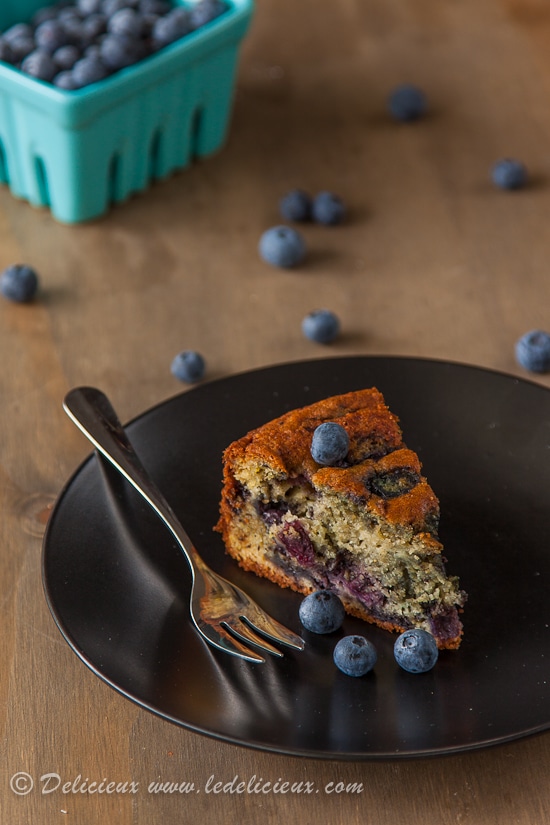 Blueberry Cake recipe | via deliciouseveryday.com