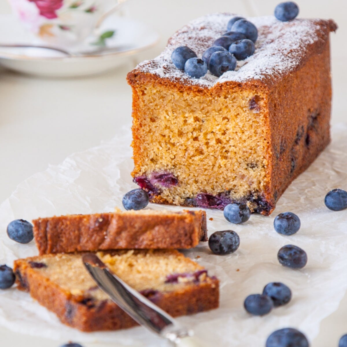 Afternoon Tea: Blueberry Traybake – Kevin Lee Jacobs