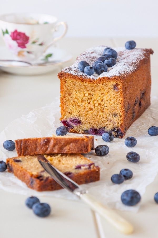 Vintage Blueberry Tea Cake - Anchored Baking