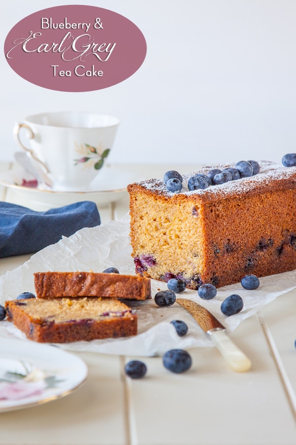 Vintage Blueberry Tea Cake - Anchored Baking