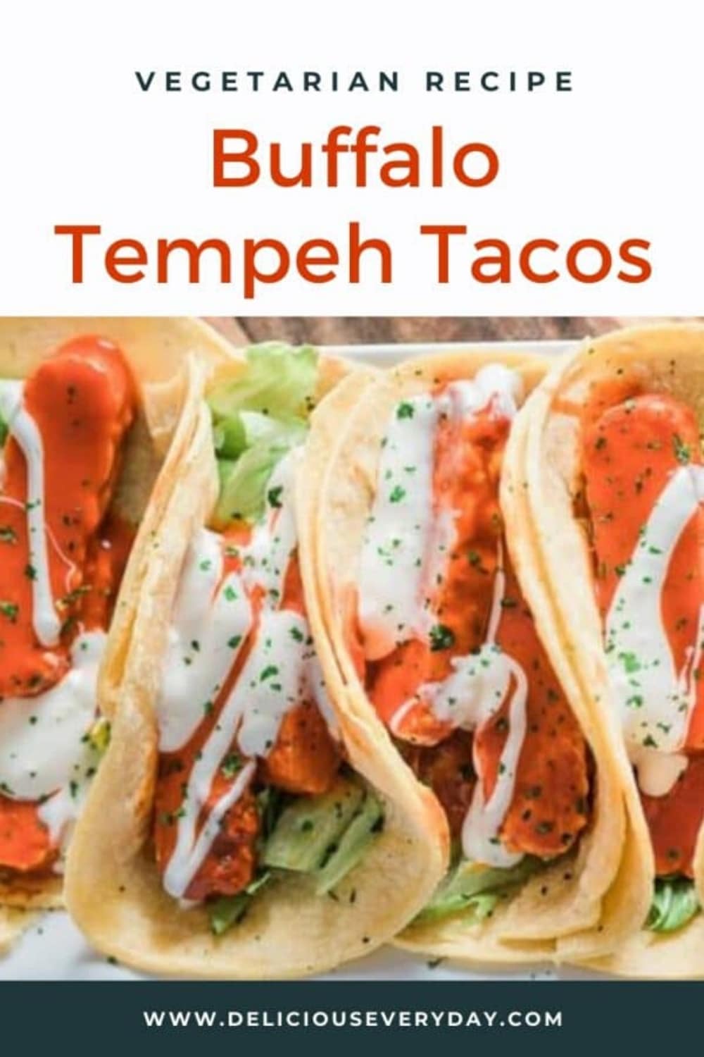 Buffalo Tempeh Tacos Oh My Veggies