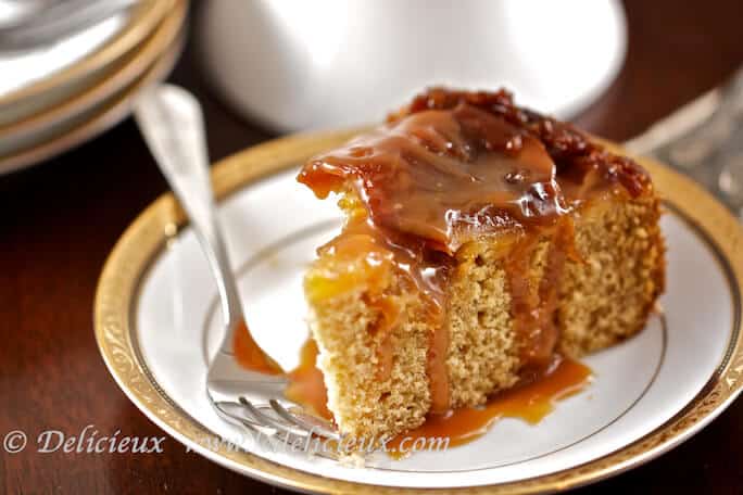 Butterscotch Apple Cake Recipe