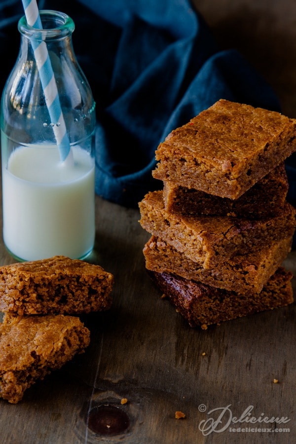 Caramelised White Chocolate Brownies recipe | deliciouseveryday.com - Click for the recipe