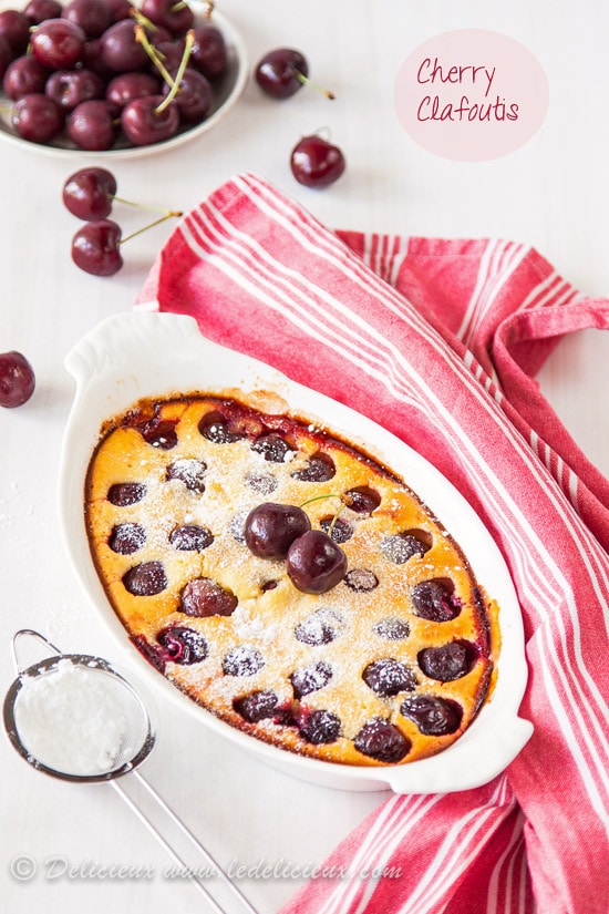 Cherry Clafoutis recipe | DeliciousEveryday.com