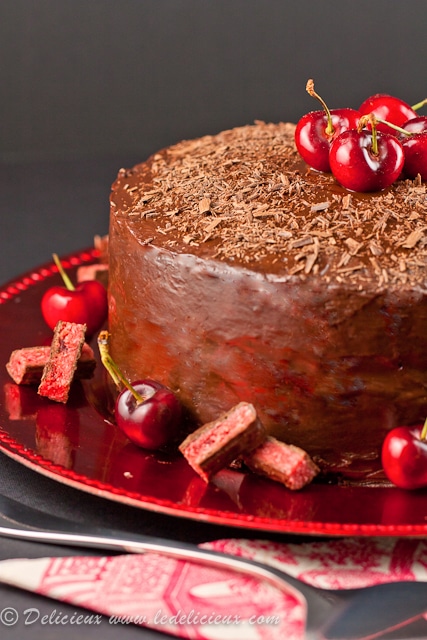 Cherry ripe cake recipe