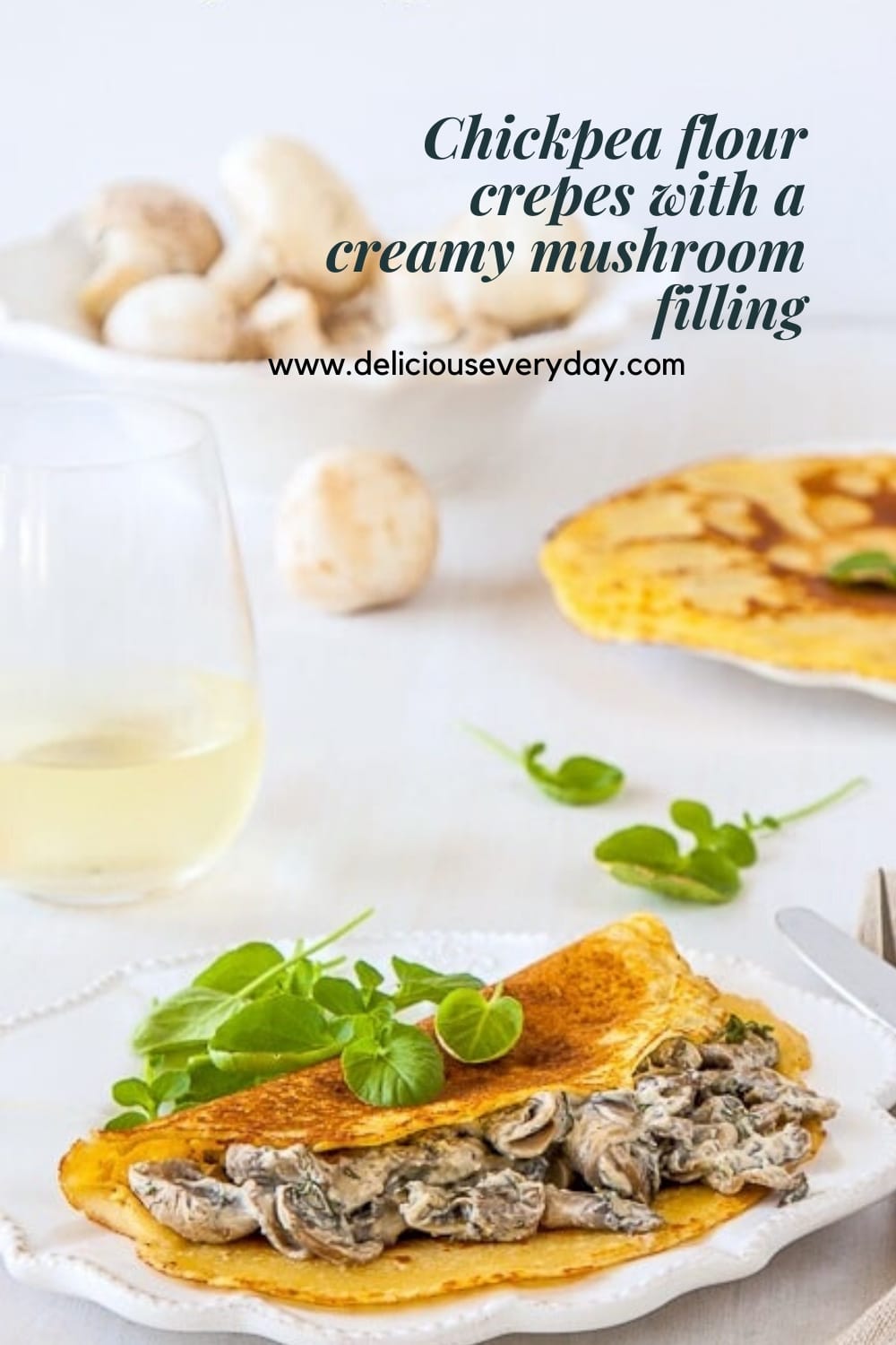 Instant Gram Flour- Besan- Chickpea Flour Crepes, easy to make, tastes