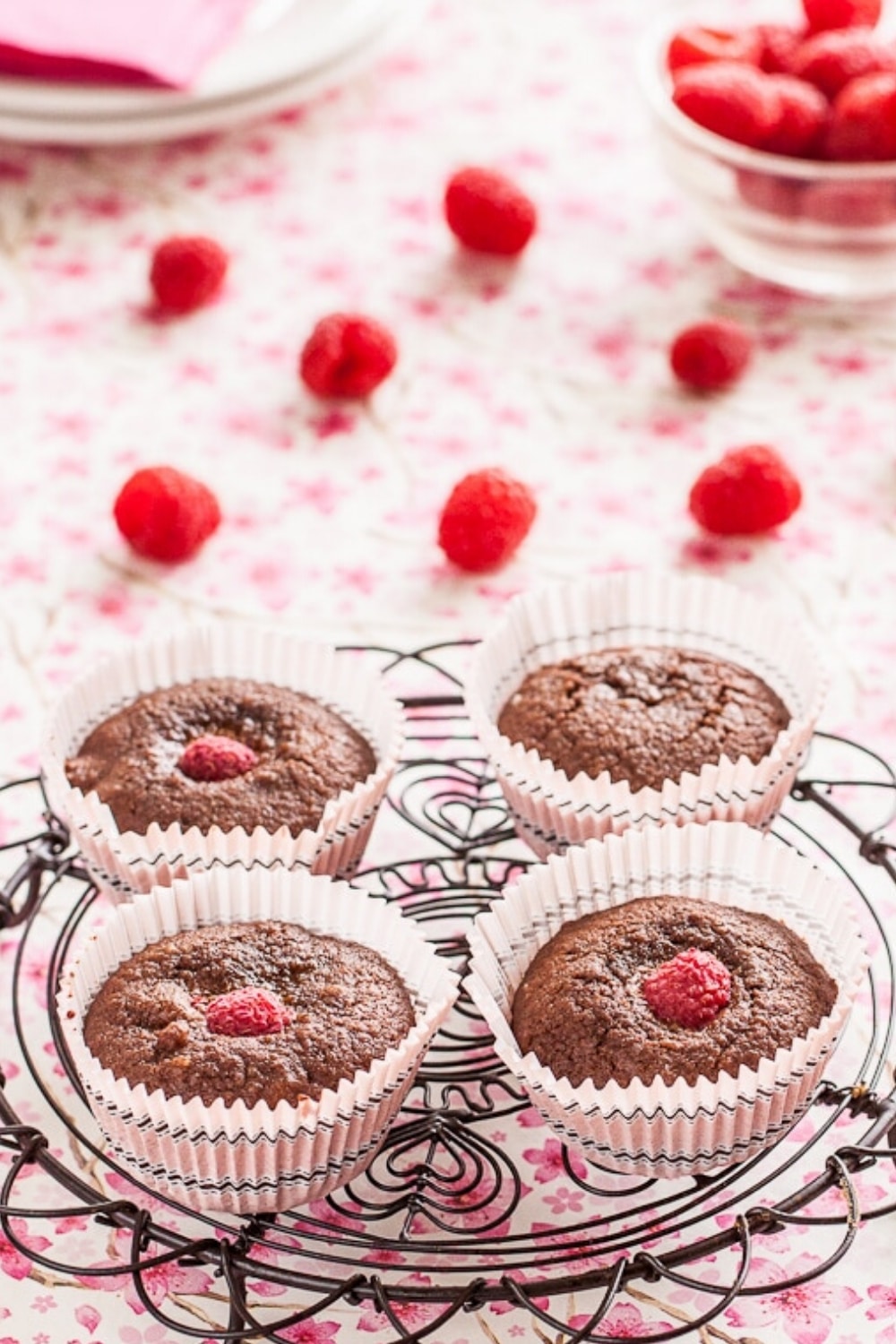 Chocolate Raspberry Cupcakes