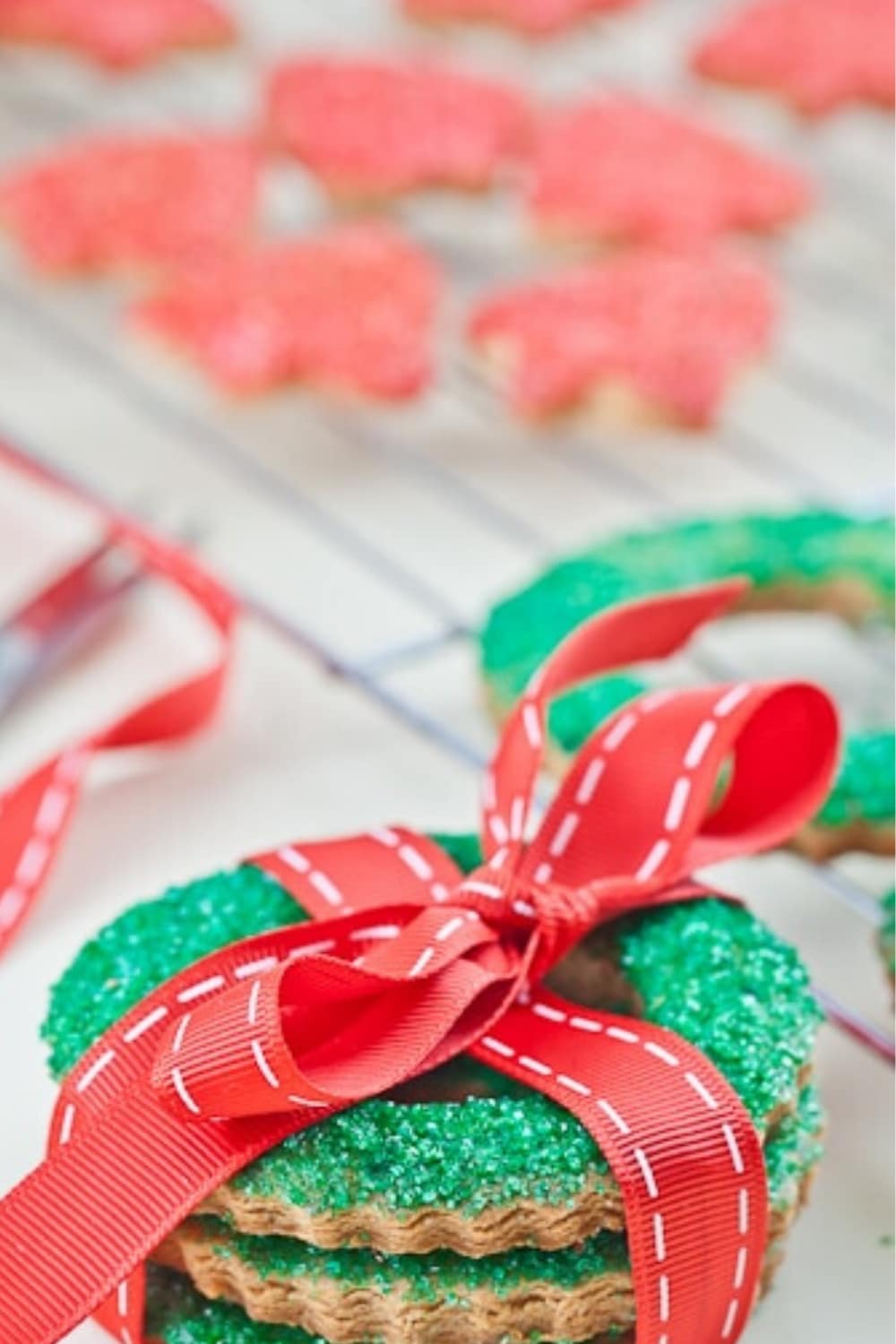 Edible Christmas Decorations Christmas Wreath Cookies