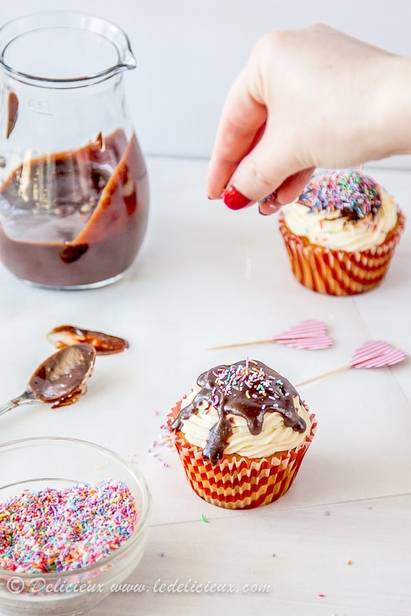 Confetti Cheesecake Cupcakes