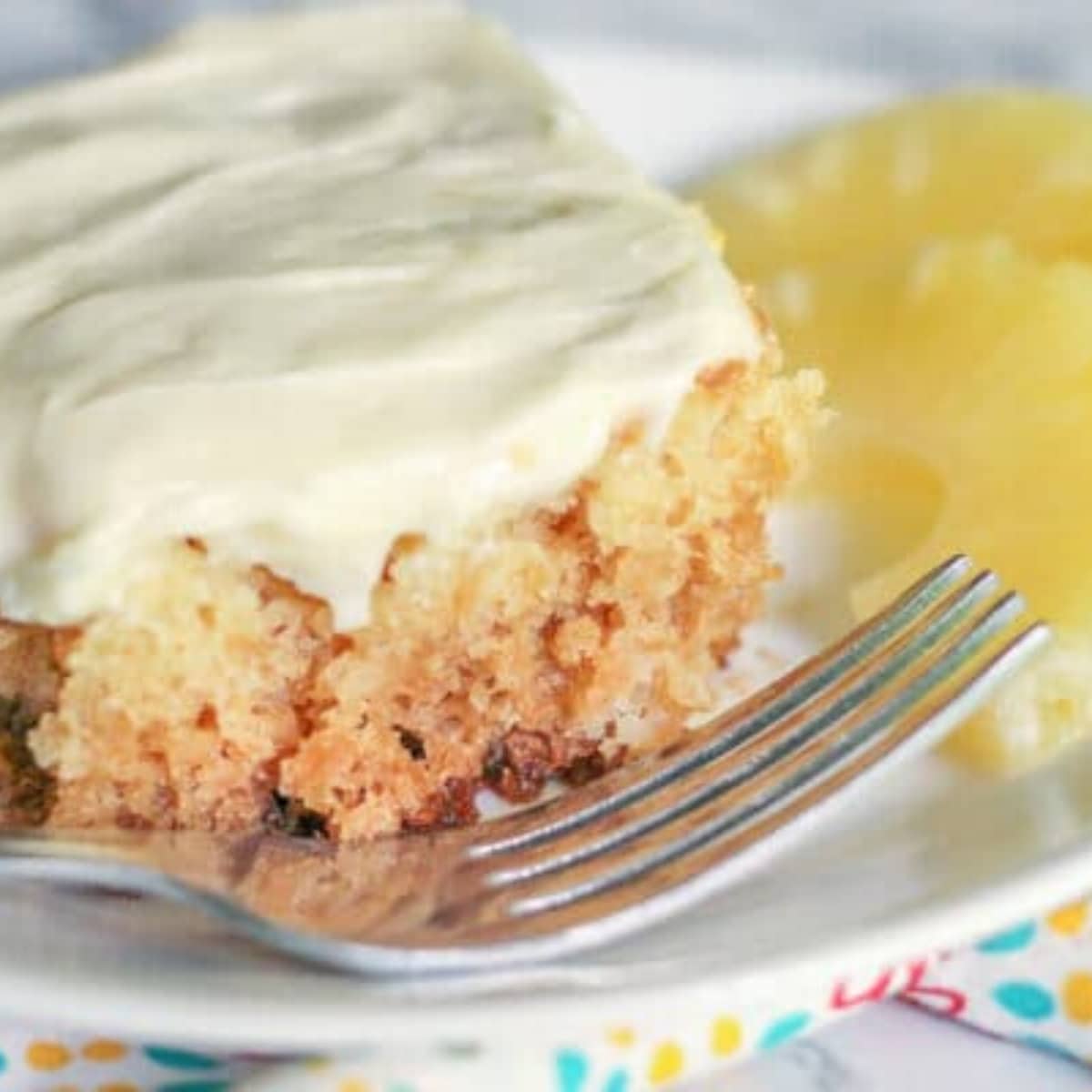 Pineapple Upside Down Cake With Crushed Pineapple