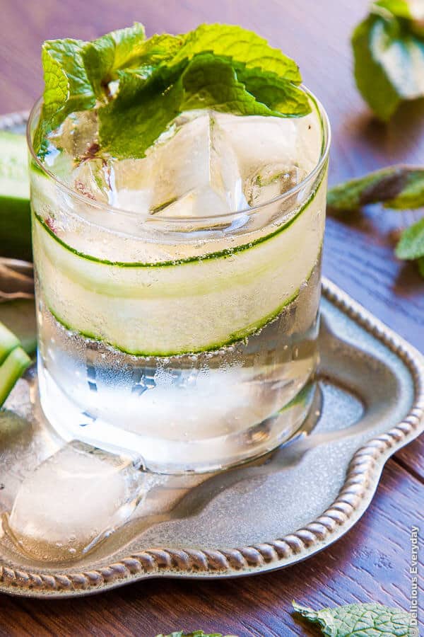 Cucumber and Elderflower Collins Recipe | DeliciousEveryday.com