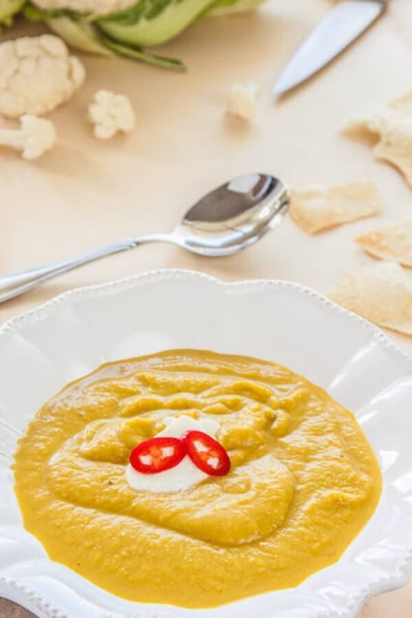 Curried Cauliflower Soup