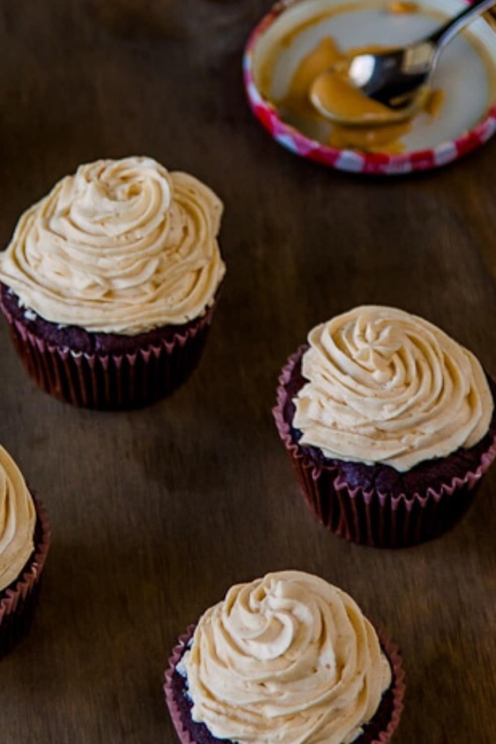 Double Chocolate Dulce de Leche Cupcakes