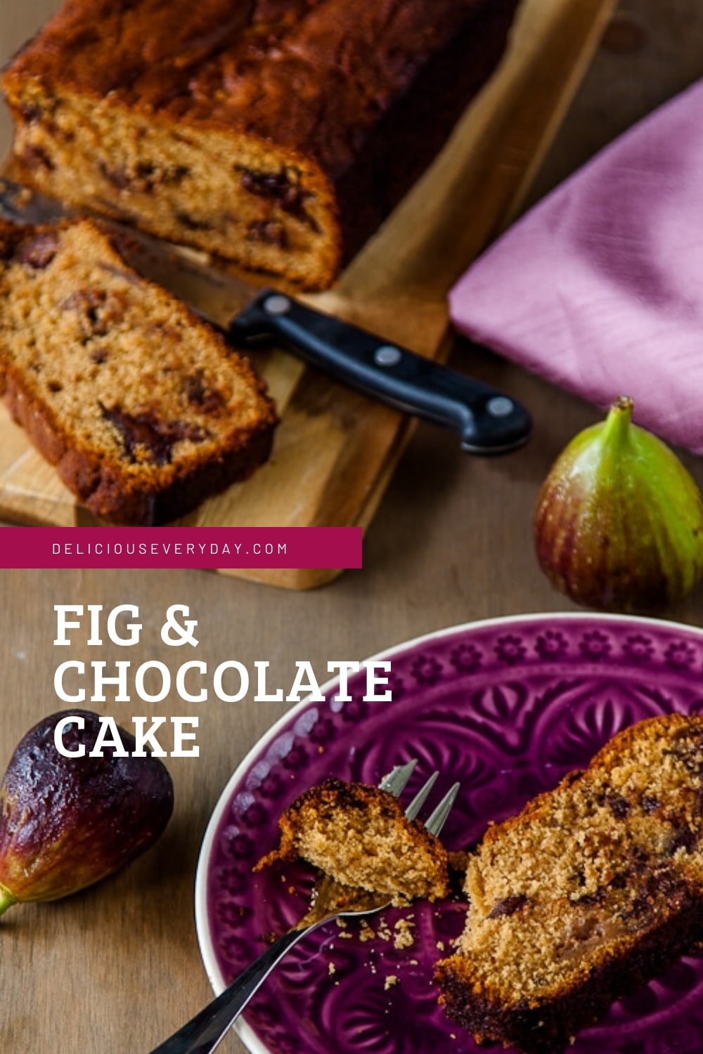 Fig and Chocolate Cake recipe