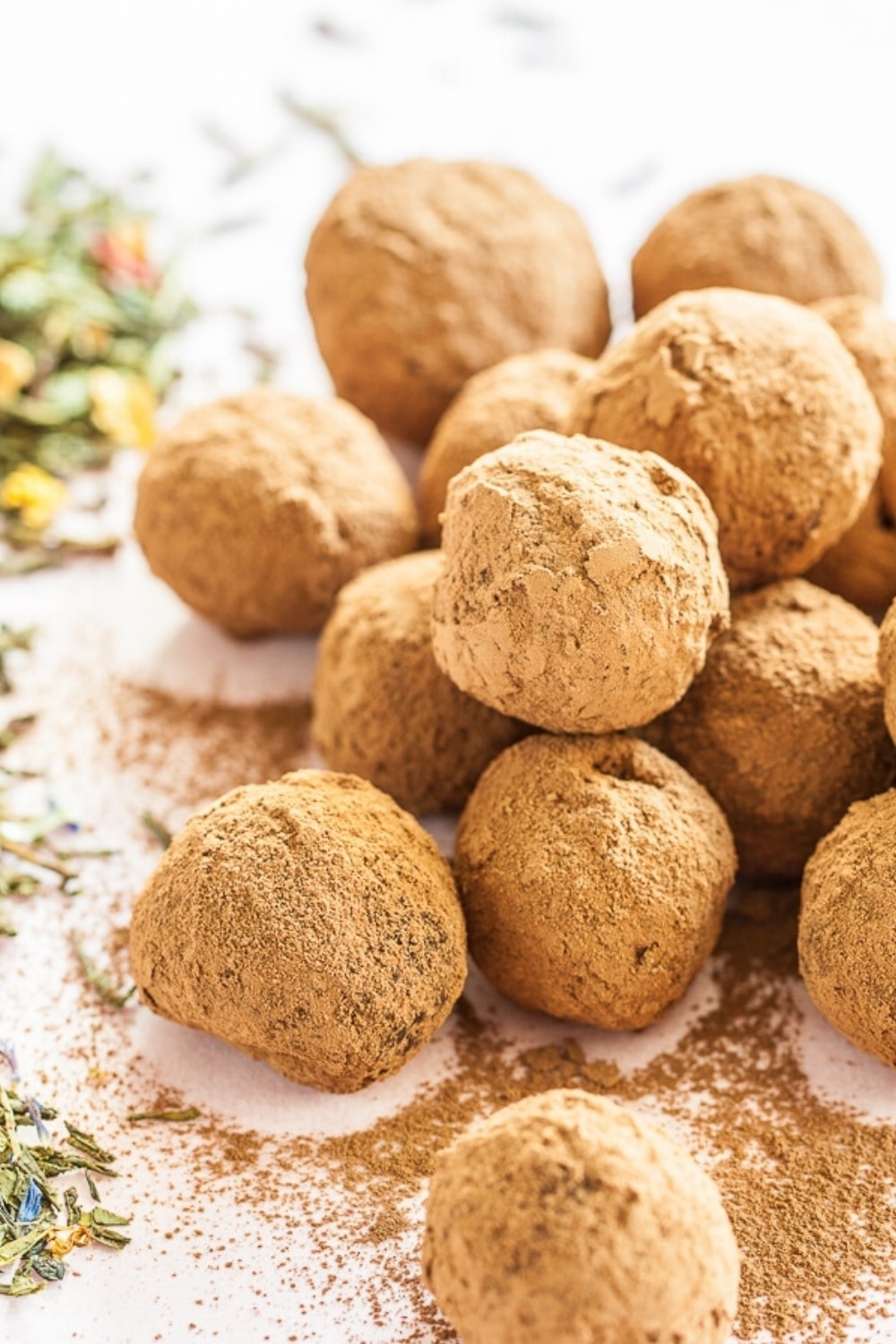 Green Earl Grey Chocolate Truffles