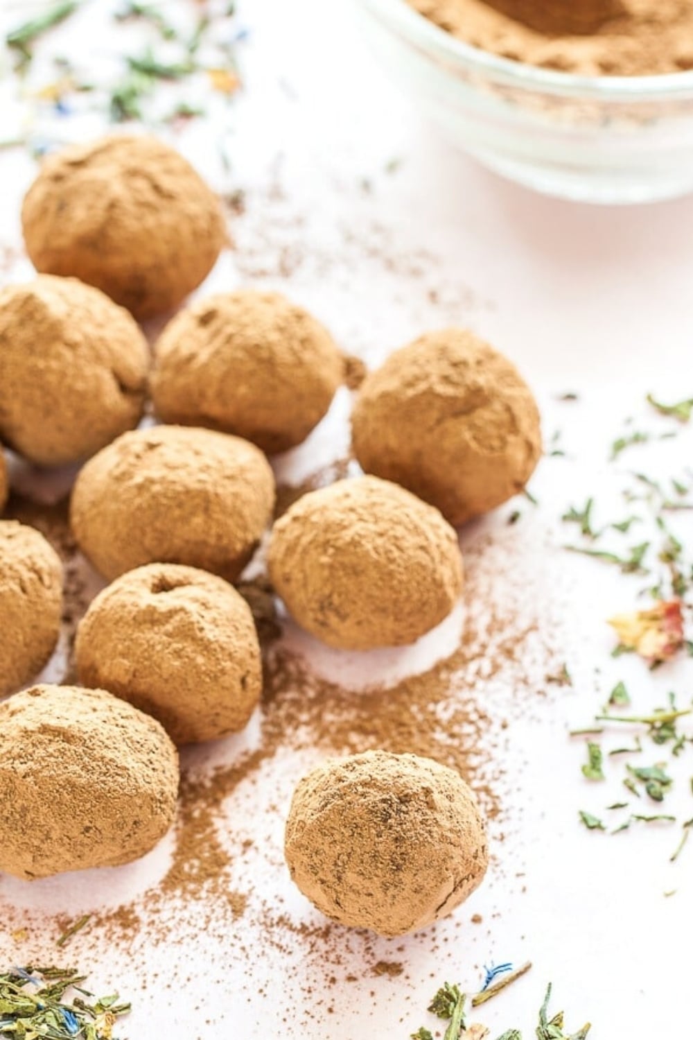 Green Earl Grey Chocolate Truffles